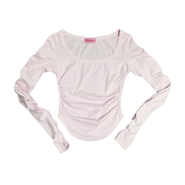 플리즈노팔로우 모모탑 핑크