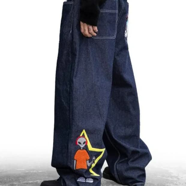 엑스톤즈 에일리언 데님팬츠