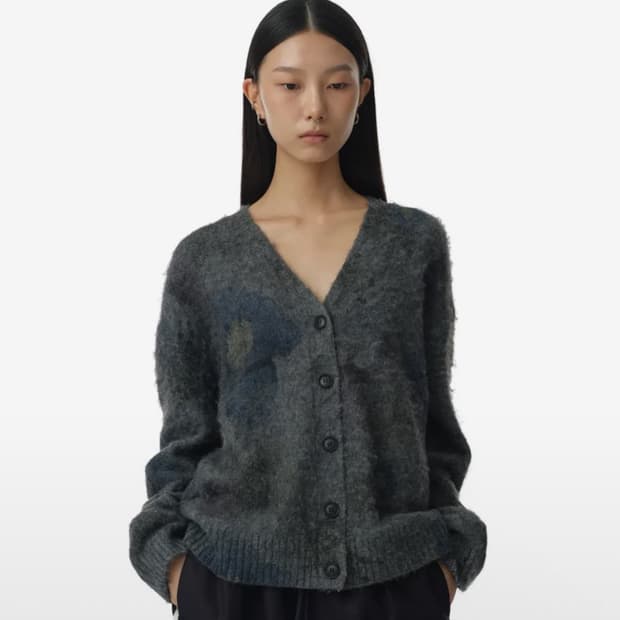 밀로우먼 루즈핏 가디건