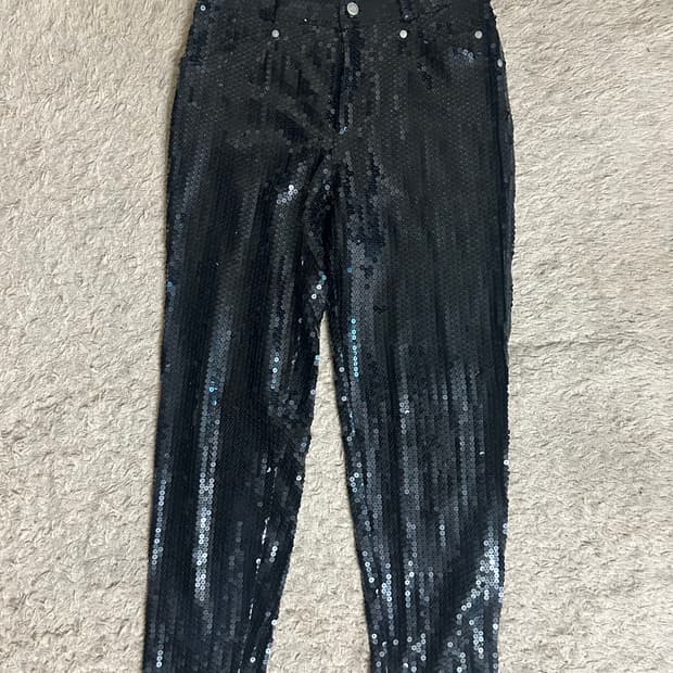 Versace glitter pants