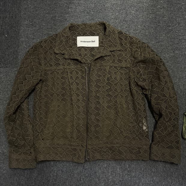 앤더슨벨 리프 엠브로이더리 집업 자켓 L