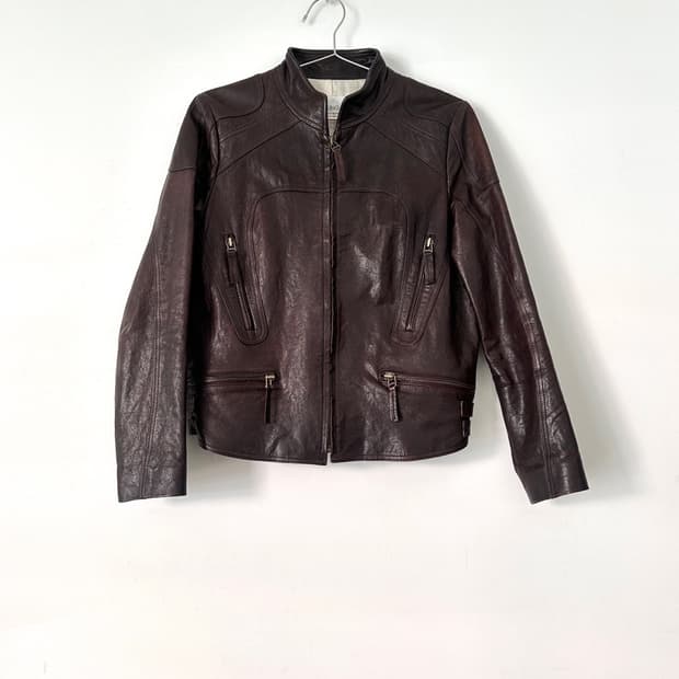SON JUNG WAN 2 buckle leather jacket 