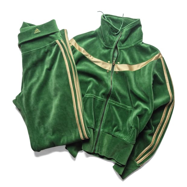 [95] 아디다스 벨벳 트랙탑 져지 셋업