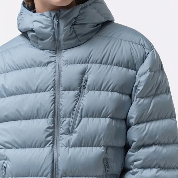 무신사 스탠다드 경량패딩 문 블루 2xl 팝니다