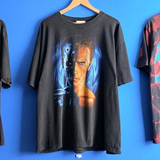 (XXL) 90s 터미네이터2 빈티지 티셔츠