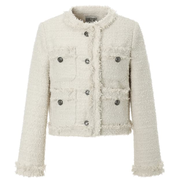 Khakipoint Antique Crop Tweed Jacket