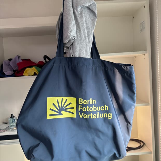 베를린포토북디스트러뷰션 토트백 네이비