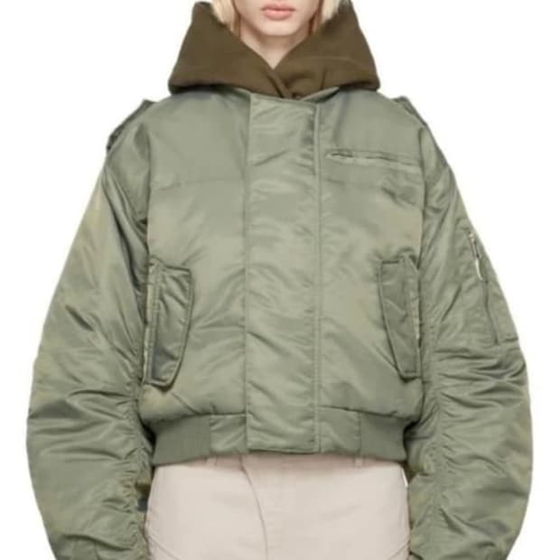 엔타이어스튜디오 A-2 봄버 카키 색상 구매합니다!