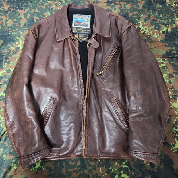 AERO LEATHER 호스하이드 가죽 자켓 