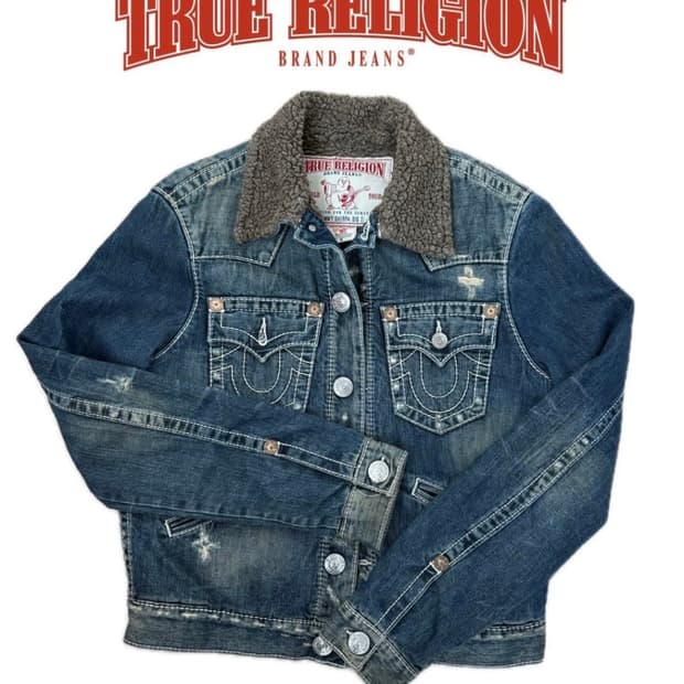 트루릴리전 쉐르파 데님 자켓