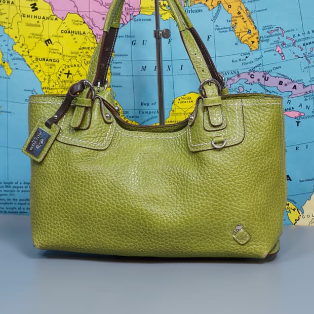 펠레 보르사 Japan 레더 토트백