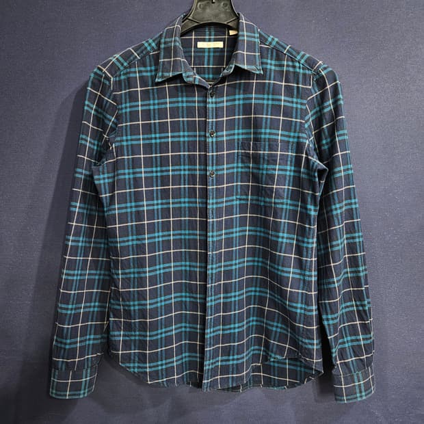 버버리 스트라이프 체크 남성 95 긴팔셔츠 