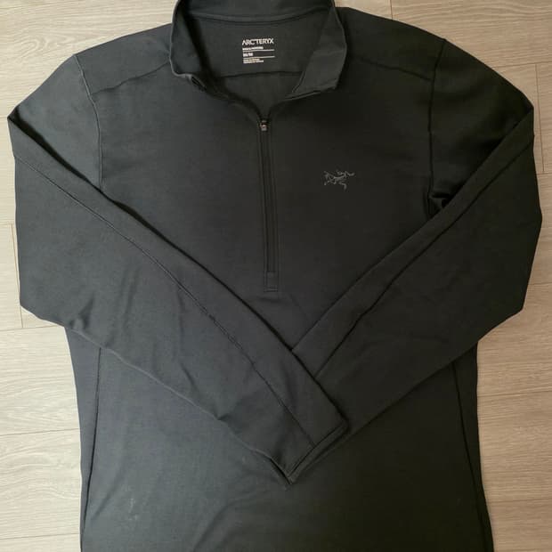 아크테릭스 모투스 AR 반집업 Black M/M (FW20)