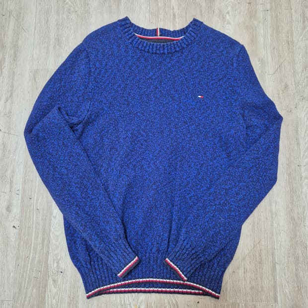 타미힐피거 미니플래그 베이직 니트