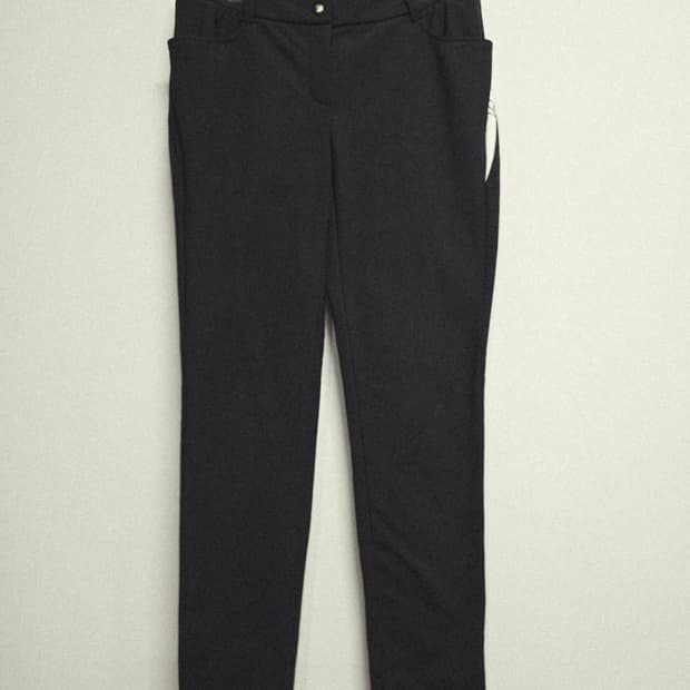 볼빅 여성 블랙 기모 바지