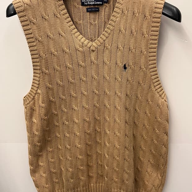 폴로 랄프로렌 케이블 니트 조끼 95