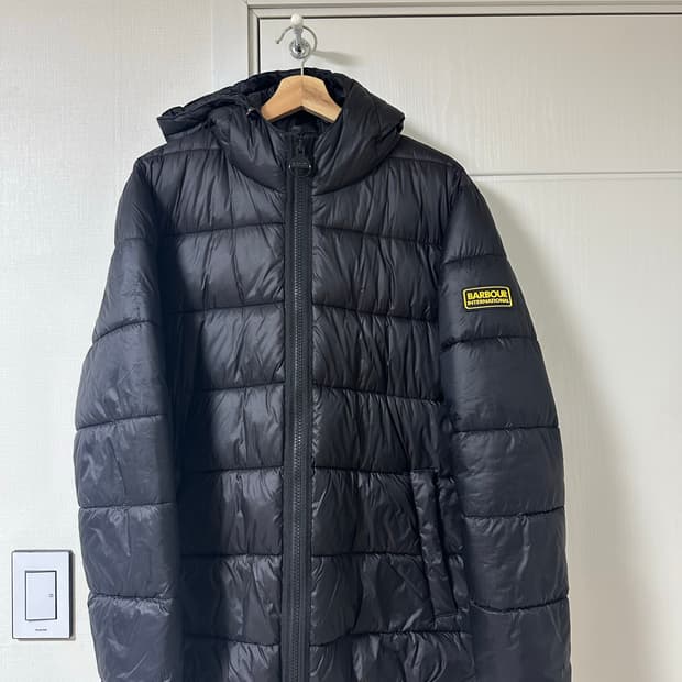 남성 바버 패딩 자켓 m