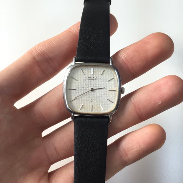 80s seiko chariot square quartz