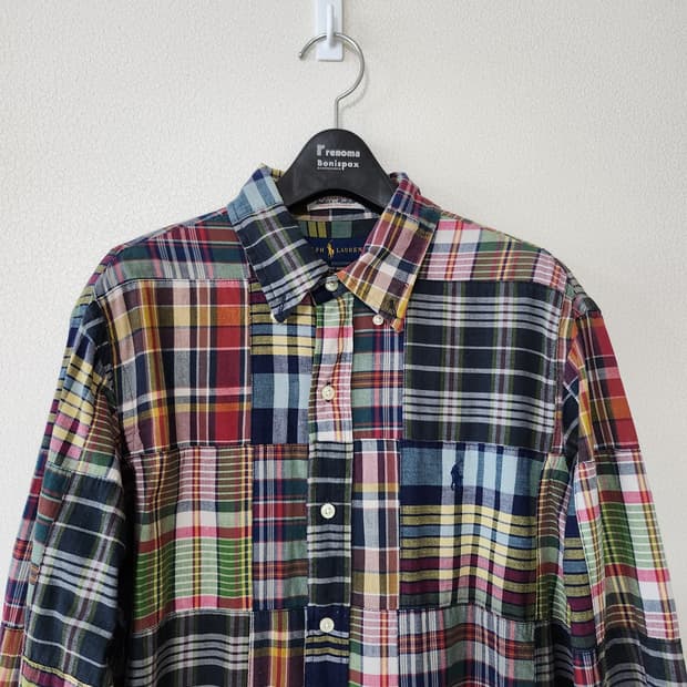 폴로랄프로렌 패치워크셔츠 (M