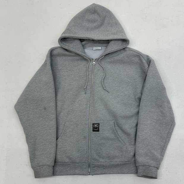 아이앱 스튜디오 x 오베이 아이콘 엑스트라 헤비 집업 후드 그레이 헤더