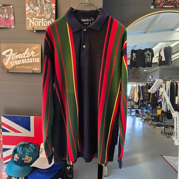 Nautica 노티카 스트라이프 피켓셔츠