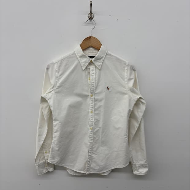 폴로 랄프로렌 화이트 셔츠 여성 S