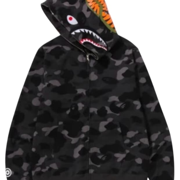 [ 2XL ] 베이프 샤크 후드집업 흑계