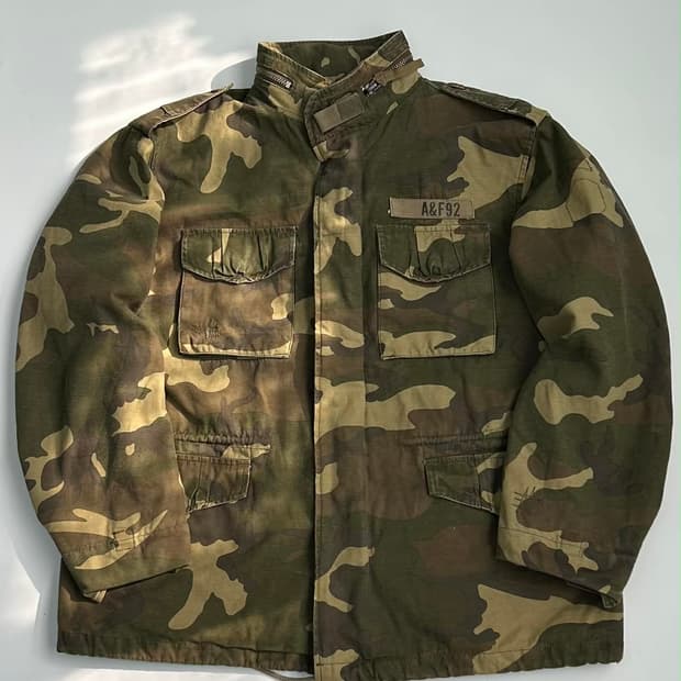 [L] 아베크롬비 M65 카모 밀리터리 야상 필드 자켓