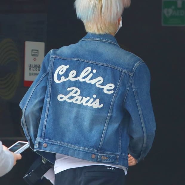 [NCT 정우님 착용] 셀린느 20AW 백로고 데님 자켓