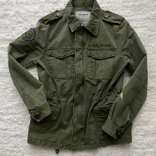 쟈딕앤볼테르 빈티지 밀리터리 자켓