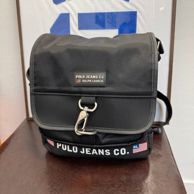 폴로랄프로렌 로고 크로스백 90s