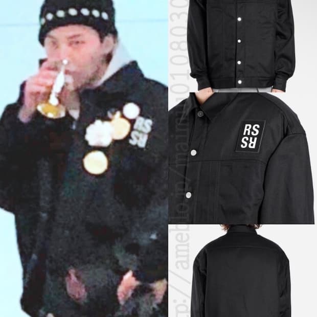 구매) 라프시몬스 빅핏 퍼 데님 자켓 지드래곤 지디 GD