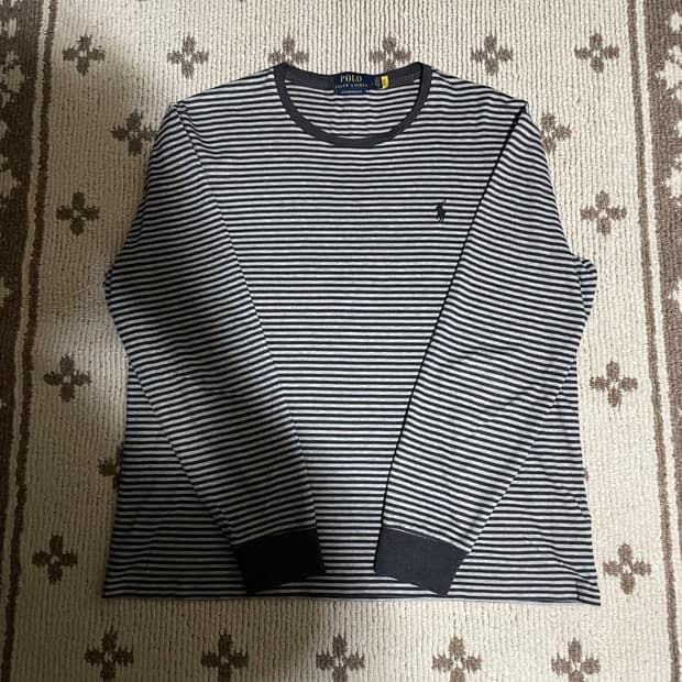 폴로 랄프로렌 스트라이프 긴팔 롱슬리브 엄성현