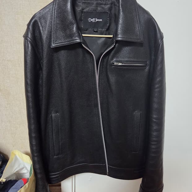 도프제이슨 카우하이드 싱글자켓 L