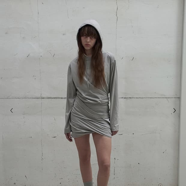 [LCDC] TWISTED HOODIE (LIGHT GREY)