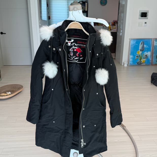 무스너클 여성 롱 패딩 s