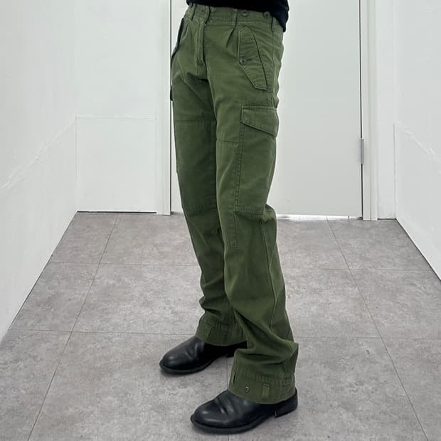 Back Number Khaki Strap Pants