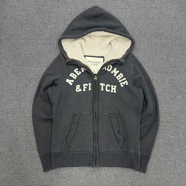 아베크롬비 그레이 울프죠 후드집업