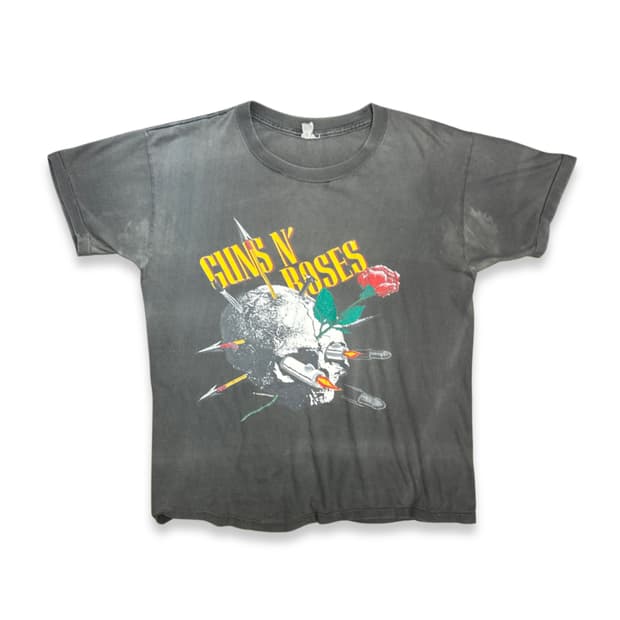1988' Guns N' Roses 투어 티셔츠 L