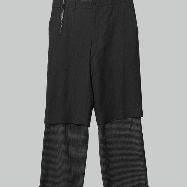 꼼데가르송 레이어드 팬츠