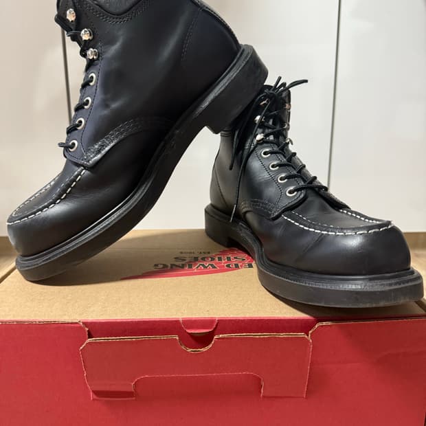 레드윙 슈퍼솔 6인치 목토 8133 - 블랙크롬