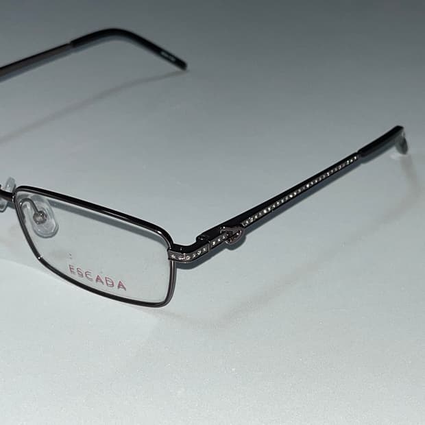 Escada 큐빅 하트 안경테 deadstock