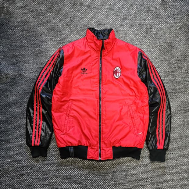 아디다스 AC밀란 자켓 양면 점퍼 105사이즈 