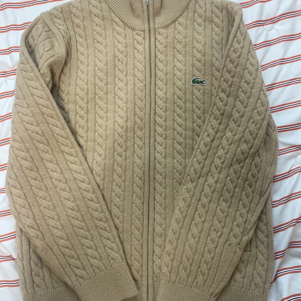 라코스테 케이블 집업 가디건 003(m)