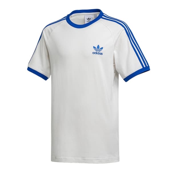 아디다스 반팔 링거티 클래식 삼선 티셔츠 클라우드 화이트