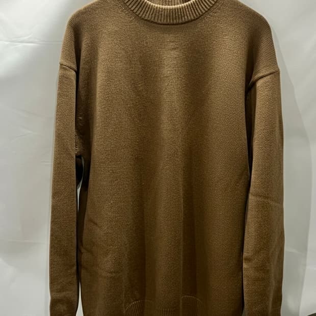 꼼데가르송 옴므 로고 아카이브 오버사이즈 울 니트 L