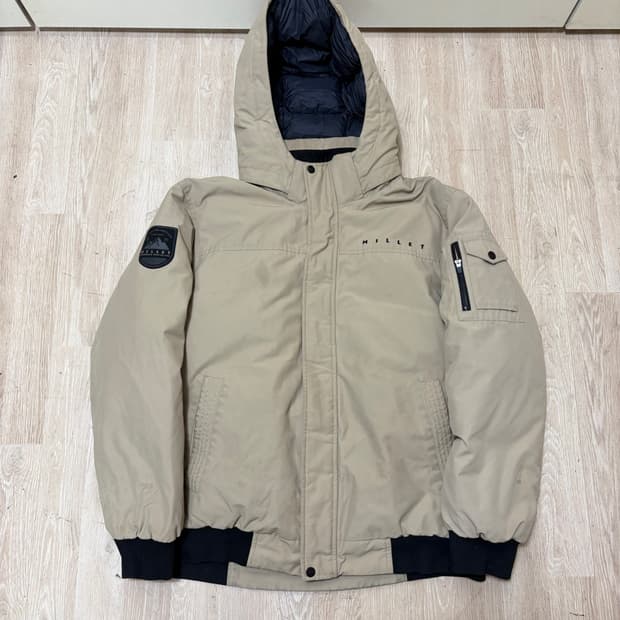 밀레 남성 덕다운 후드 패딩 XXL/110 