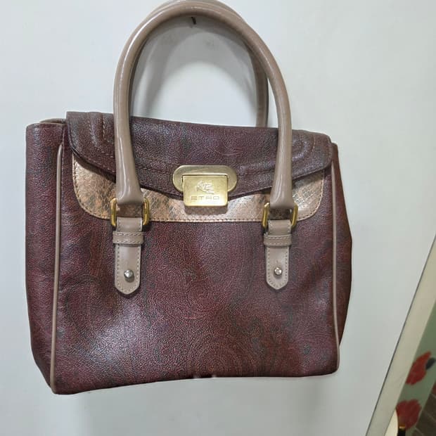 에트로 골드버클 토트백