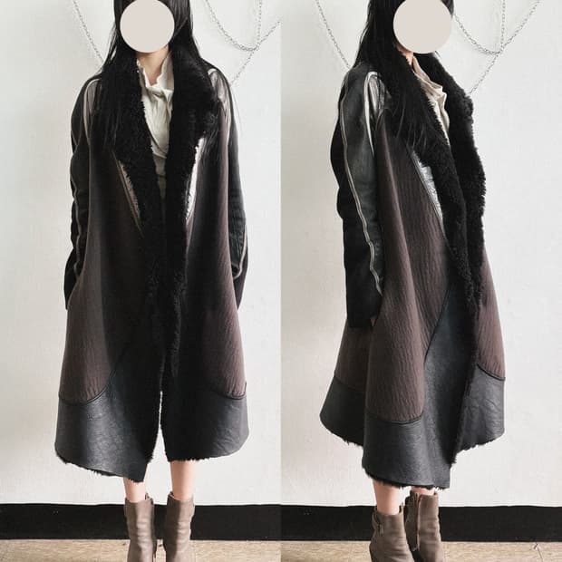 릭오웬스 08AW STAG 오버코트