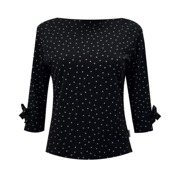 chemehc 체메씨 STARRY HALF TEE (BLACK) 티셔츠